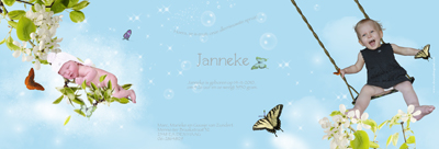 geboortekaartje janneke